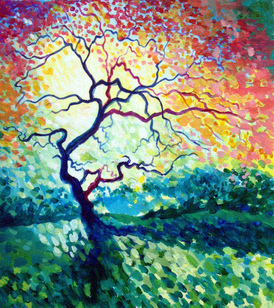 Dappled Light with Tree